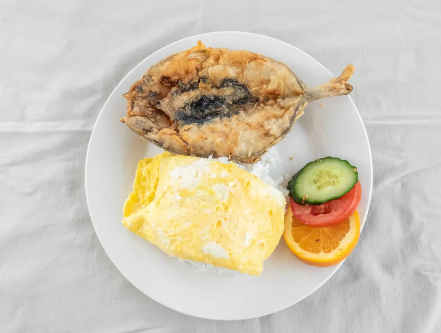 Authentic Bangus Filipino breakfast at Juvian's Restaurant Waterford in Winnipeg, MB