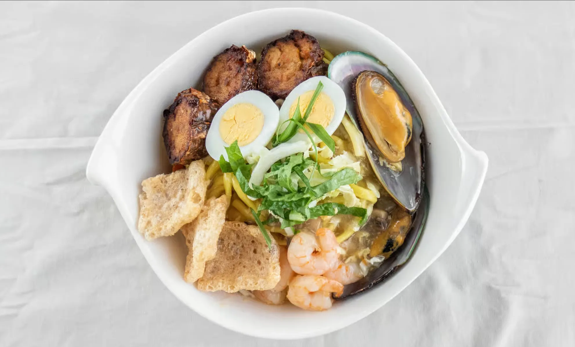 Pancit Canton Filipino noodles at Juvian's Waterford Winnipeg, MB